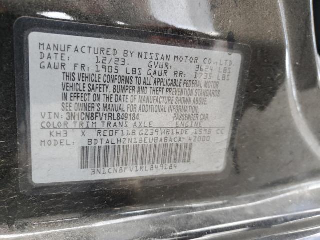 Photo 10 VIN: 3N1CN8FV1RL849184 - NISSAN VERSA SR 