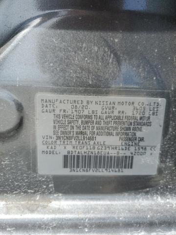 Photo 11 VIN: 3N1CN8FV2LL914681 - NISSAN VERSA SR 