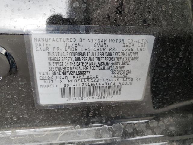 Photo 11 VIN: 3N1CN8FV2RL858377 - NISSAN VERSA SR 