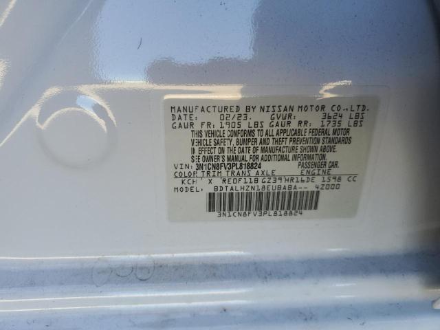 Photo 11 VIN: 3N1CN8FV3PL818824 - NISSAN VERSA 