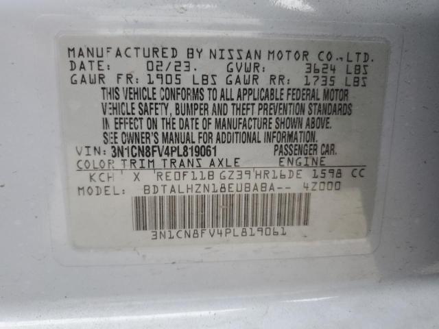 Photo 11 VIN: 3N1CN8FV4PL819061 - NISSAN VERSA 