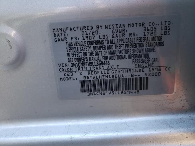 Photo 9 VIN: 3N1CN8FV5LL859448 - NISSAN VERSA SR 