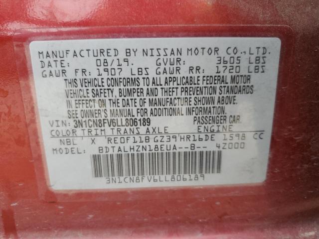 Photo 11 VIN: 3N1CN8FV6LL806189 - NISSAN VERSA 