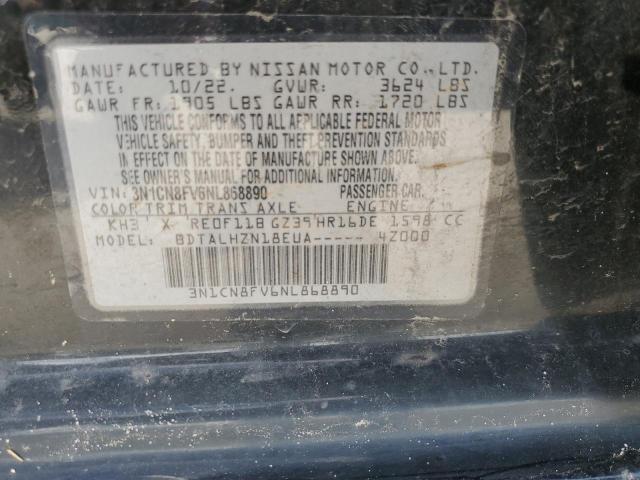 Photo 11 VIN: 3N1CN8FV6NL868890 - NISSAN VERSA SR 