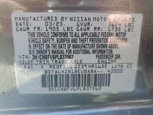 Photo 11 VIN: 3N1CN8FV6PL837562 - NISSAN VERSA 