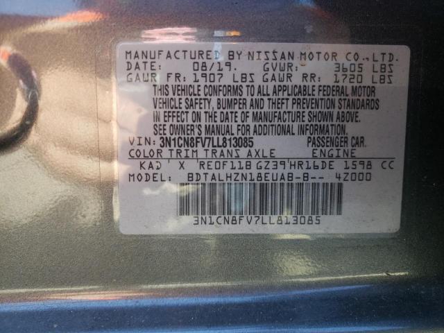 Photo 9 VIN: 3N1CN8FV7LL813085 - NISSAN VERSA SR 