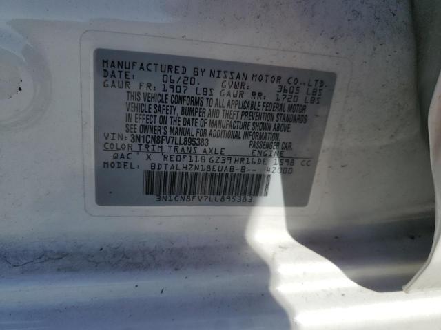 Photo 11 VIN: 3N1CN8FV7LL895383 - NISSAN VERSA SR 