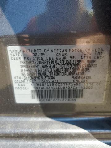 Photo 11 VIN: 3N1CN8FV7RL873084 - NISSAN VERSA SR 