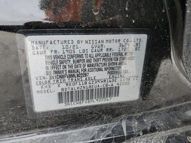 Photo 12 VIN: 3N1CN8FV8ML922267 - NISSAN VERSA SR 