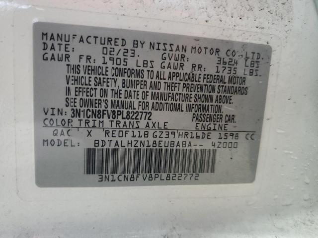 Photo 11 VIN: 3N1CN8FV8PL822772 - NISSAN VERSA SR 