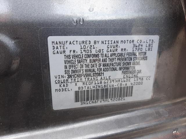 Photo 9 VIN: 3N1CN8FV9ML920821 - NISSAN VERSA SR 