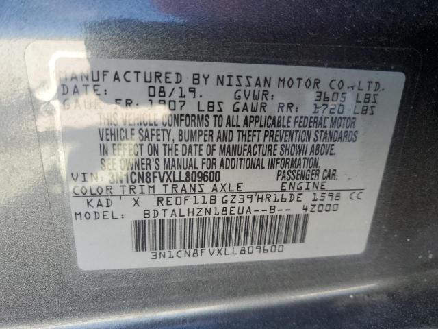 Photo 11 VIN: 3N1CN8FVXLL809600 - NISSAN VERSA 