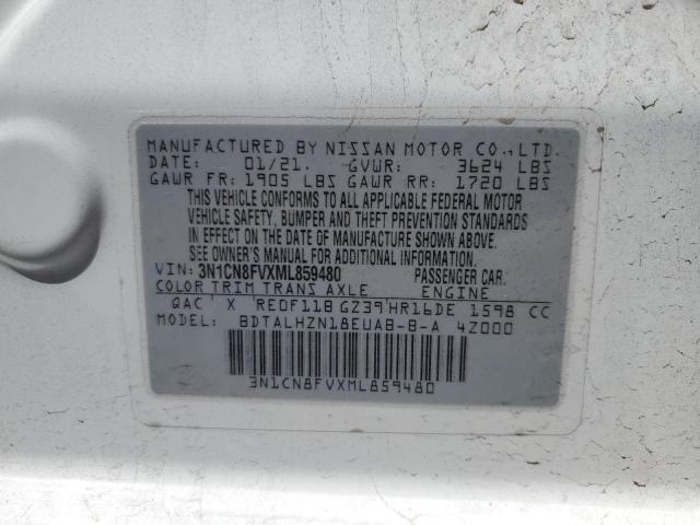 Photo 11 VIN: 3N1CN8FVXML859480 - NISSAN VERSA SR 