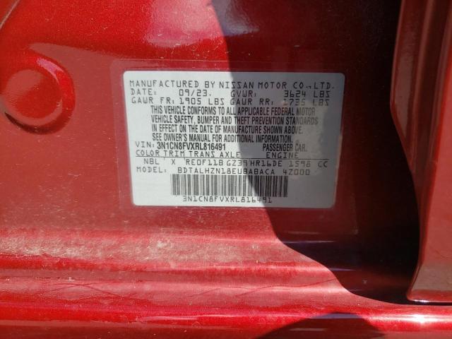 Photo 12 VIN: 3N1CN8FVXRL816491 - NISSAN VERSA SR 