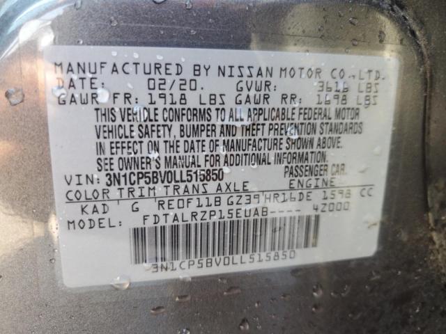 Photo 12 VIN: 3N1CP5BV0LL515850 - NISSAN KICKS S 