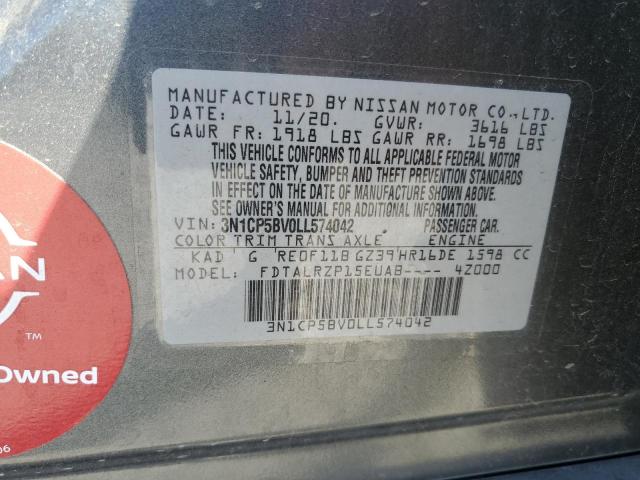 Photo 11 VIN: 3N1CP5BV0LL574042 - NISSAN KICKS 