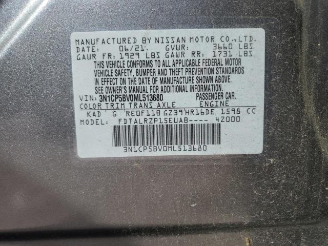 Photo 11 VIN: 3N1CP5BV0ML513680 - NISSAN KICKS 