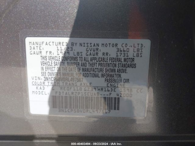 Photo 8 VIN: 3N1CP5BV0RL497567 - NISSAN KICKS 