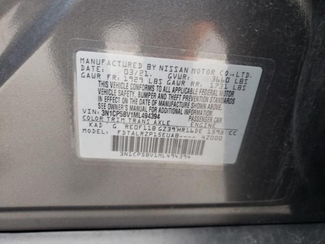 Photo 12 VIN: 3N1CP5BV1ML494394 - NISSAN KICKS 