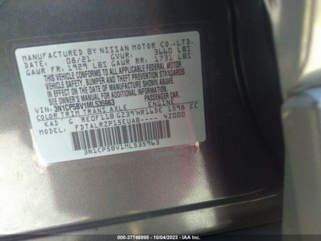 Photo 8 VIN: 3N1CP5BV1ML535963 - NISSAN KICKS 