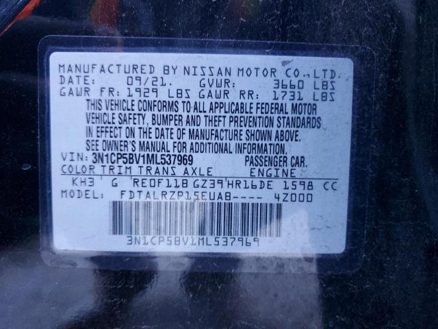 Photo 11 VIN: 3N1CP5BV1ML537969 - NISSAN KICKS 