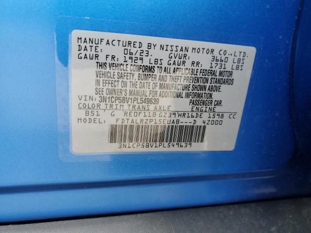 Photo 12 VIN: 3N1CP5BV1PL549639 - NISSAN KICKS 