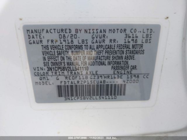 Photo 8 VIN: 3N1CP5BV2LL541110 - NISSAN KICKS 