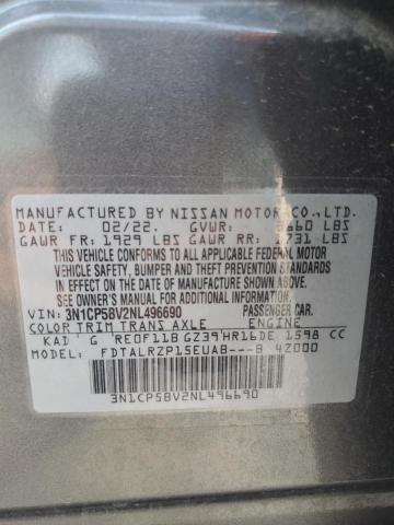 Photo 12 VIN: 3N1CP5BV2NL496690 - NISSAN KICKS S 