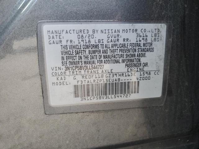 Photo 12 VIN: 3N1CP5BV3LL544727 - NISSAN KICKS S 