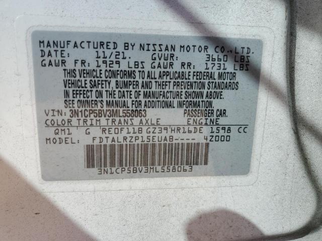 Photo 11 VIN: 3N1CP5BV3ML558063 - NISSAN KICKS S 