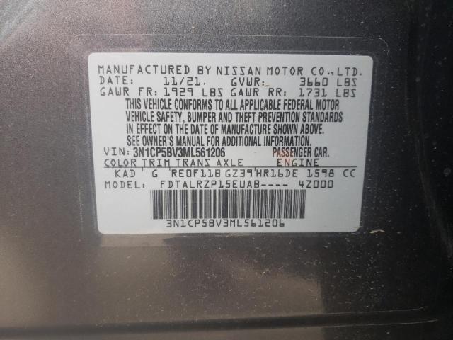 Photo 9 VIN: 3N1CP5BV3ML561206 - NISSAN KICKS S 