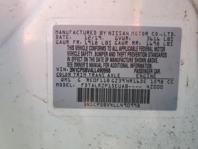 Photo 12 VIN: 3N1CP5BV4LL490998 - NISSAN KICKS S 