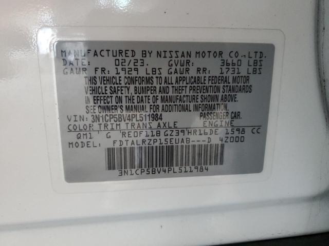 Photo 12 VIN: 3N1CP5BV4PL511984 - NISSAN KICKS S 