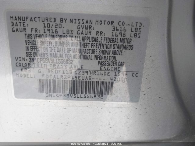 Photo 8 VIN: 3N1CP5BV5LL556832 - NISSAN KICKS 