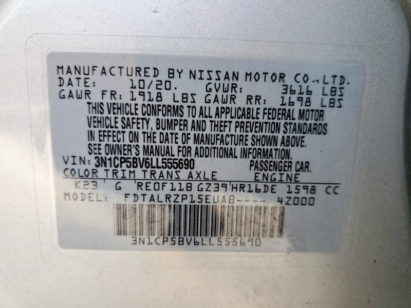 Photo 13 VIN: 3N1CP5BV6LL555690 - NISSAN KICKS S 