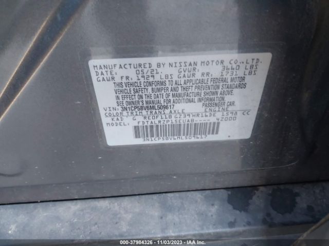 Photo 8 VIN: 3N1CP5BV6ML509617 - NISSAN KICKS 