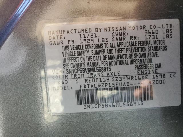 Photo 11 VIN: 3N1CP5BV6ML558915 - NISSAN KICKS S 