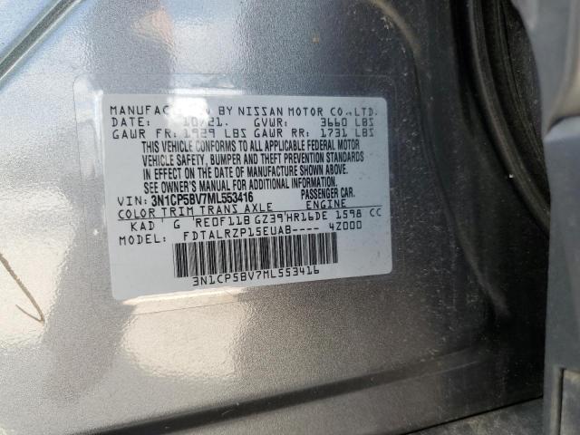 Photo 13 VIN: 3N1CP5BV7ML553416 - NISSAN KICKS S 