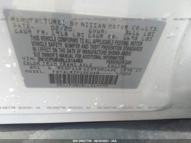 Photo 8 VIN: 3N1CP5BV8LL514493 - NISSAN KICKS 