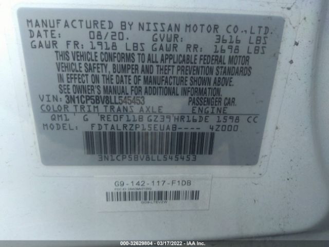 Photo 8 VIN: 3N1CP5BV8LL545453 - NISSAN KICKS 