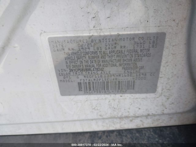 Photo 8 VIN: 3N1CP5BV8ML478242 - NISSAN KICKS 