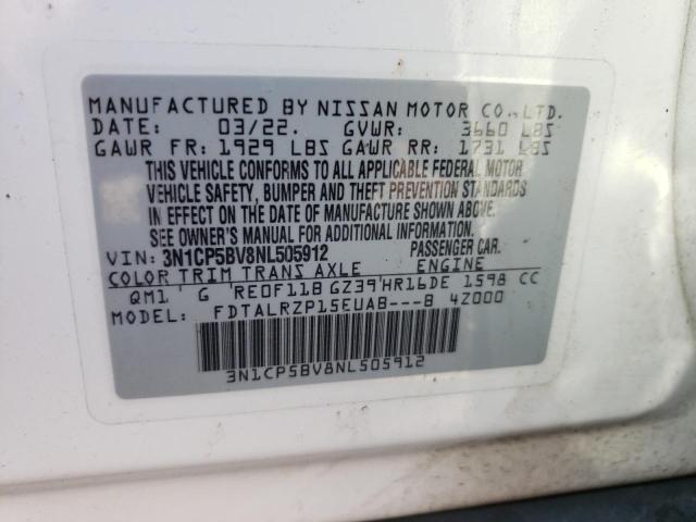 Photo 11 VIN: 3N1CP5BV8NL505912 - NISSAN KICKS S 