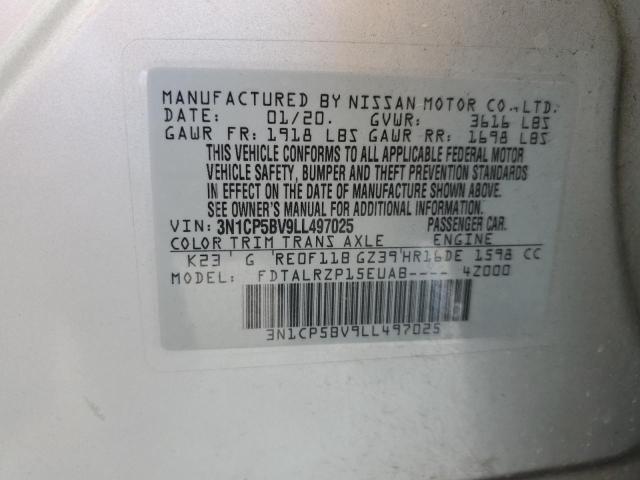 Photo 12 VIN: 3N1CP5BV9LL497025 - NISSAN KICKS 