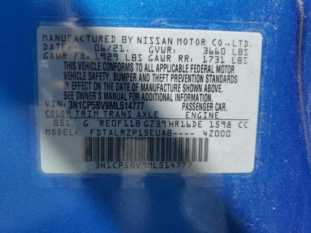 Photo 12 VIN: 3N1CP5BV9ML514777 - NISSAN KICKS 