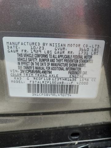 Photo 12 VIN: 3N1CP5BV9RL490794 - NISSAN KICKS S 