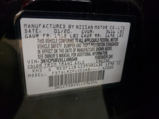 Photo 11 VIN: 3N1CP5BVXLL496546 - NISSAN KICKS S 