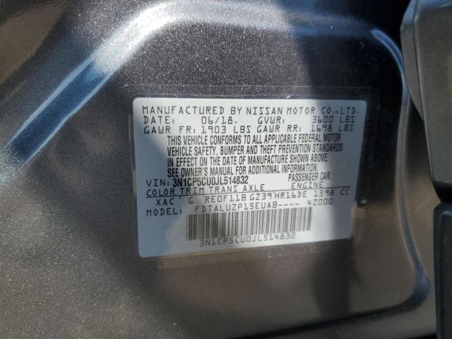 Photo 12 VIN: 3N1CP5CU0JL514832 - NISSAN KICKS S 