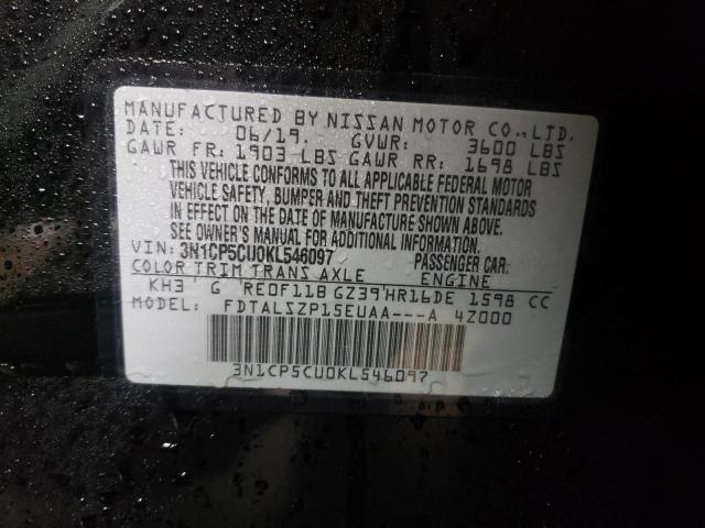 Photo 11 VIN: 3N1CP5CU0KL546097 - NISSAN KICKS S 