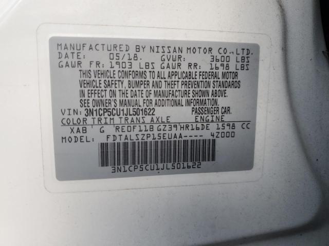 Photo 12 VIN: 3N1CP5CU1JL501622 - NISSAN KICKS 