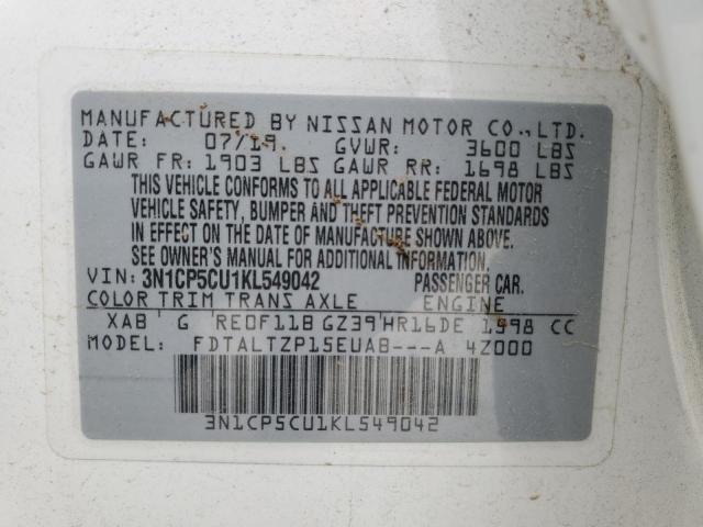 Photo 11 VIN: 3N1CP5CU1KL549042 - NISSAN KICKS S 